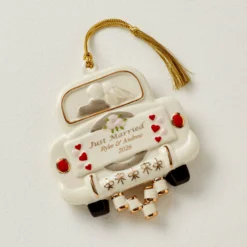 Personalized Just Married Ornament