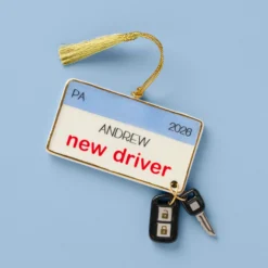 Personalized New Driver Ornament