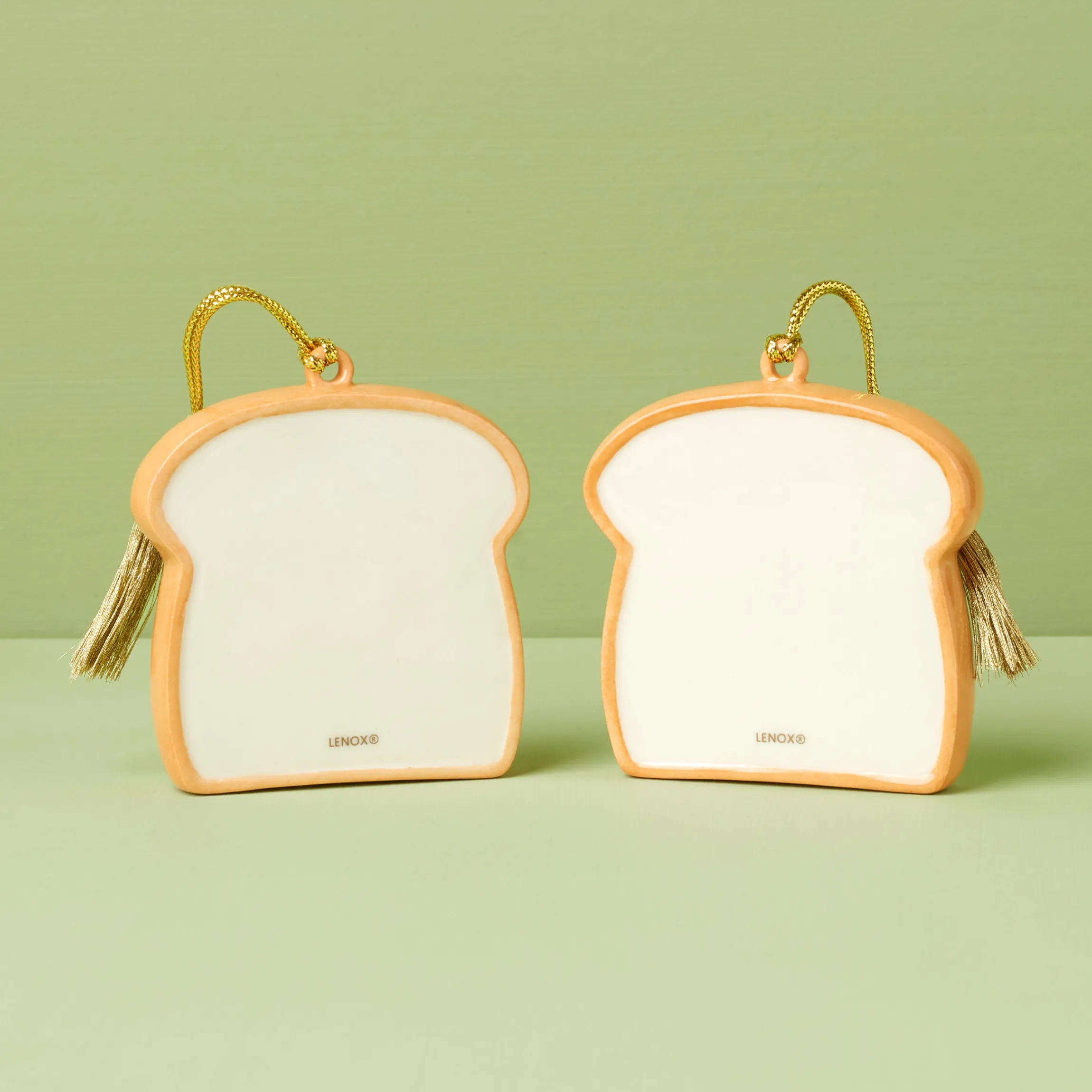 Personalized 2-Piece Peanut Butter & Jam Ornament Set