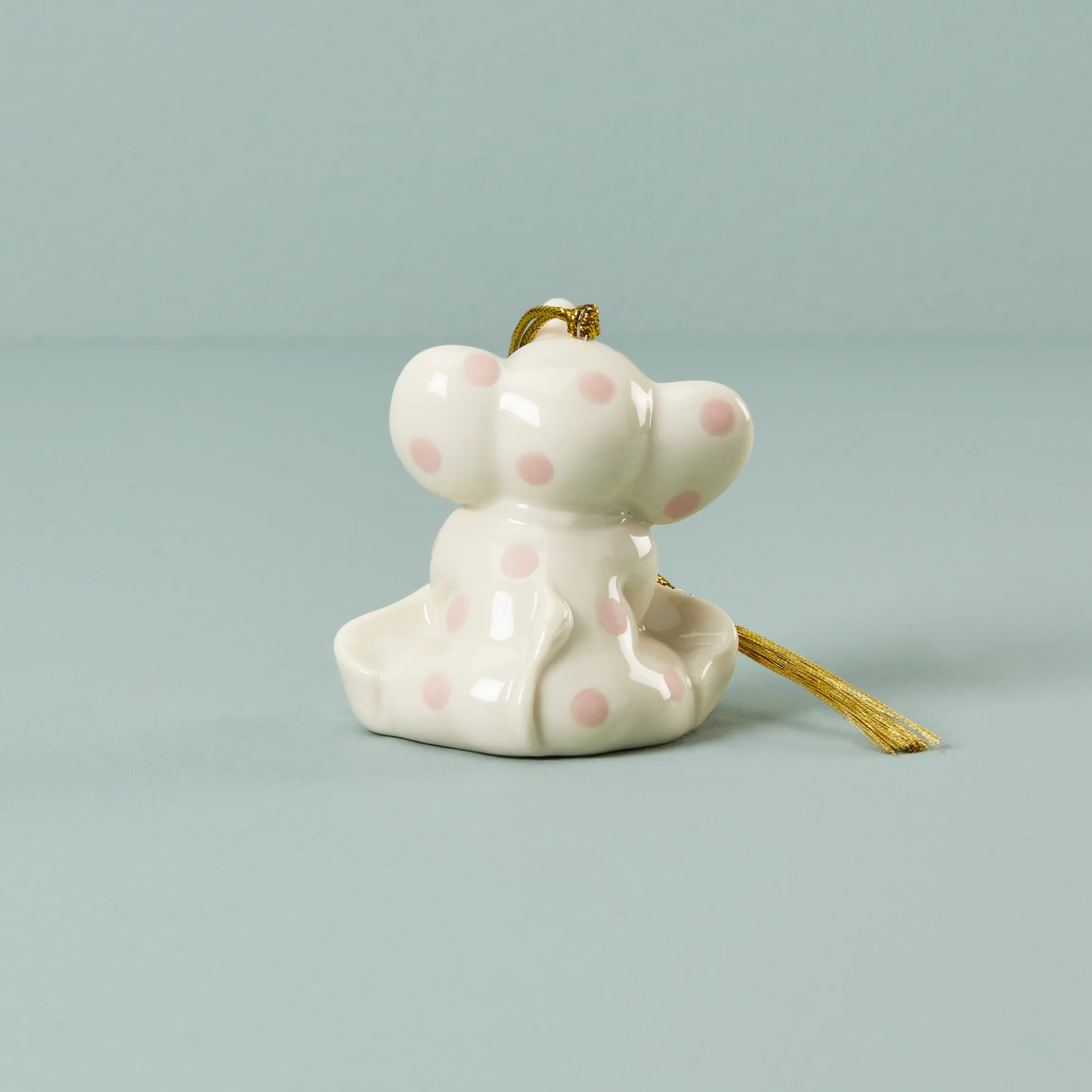 Personalized Pink Elephant Ornament