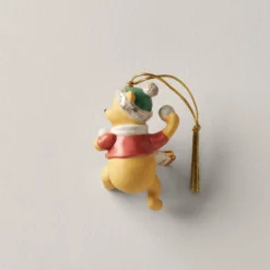 Personalized Pooh's Winter Fun Ornament