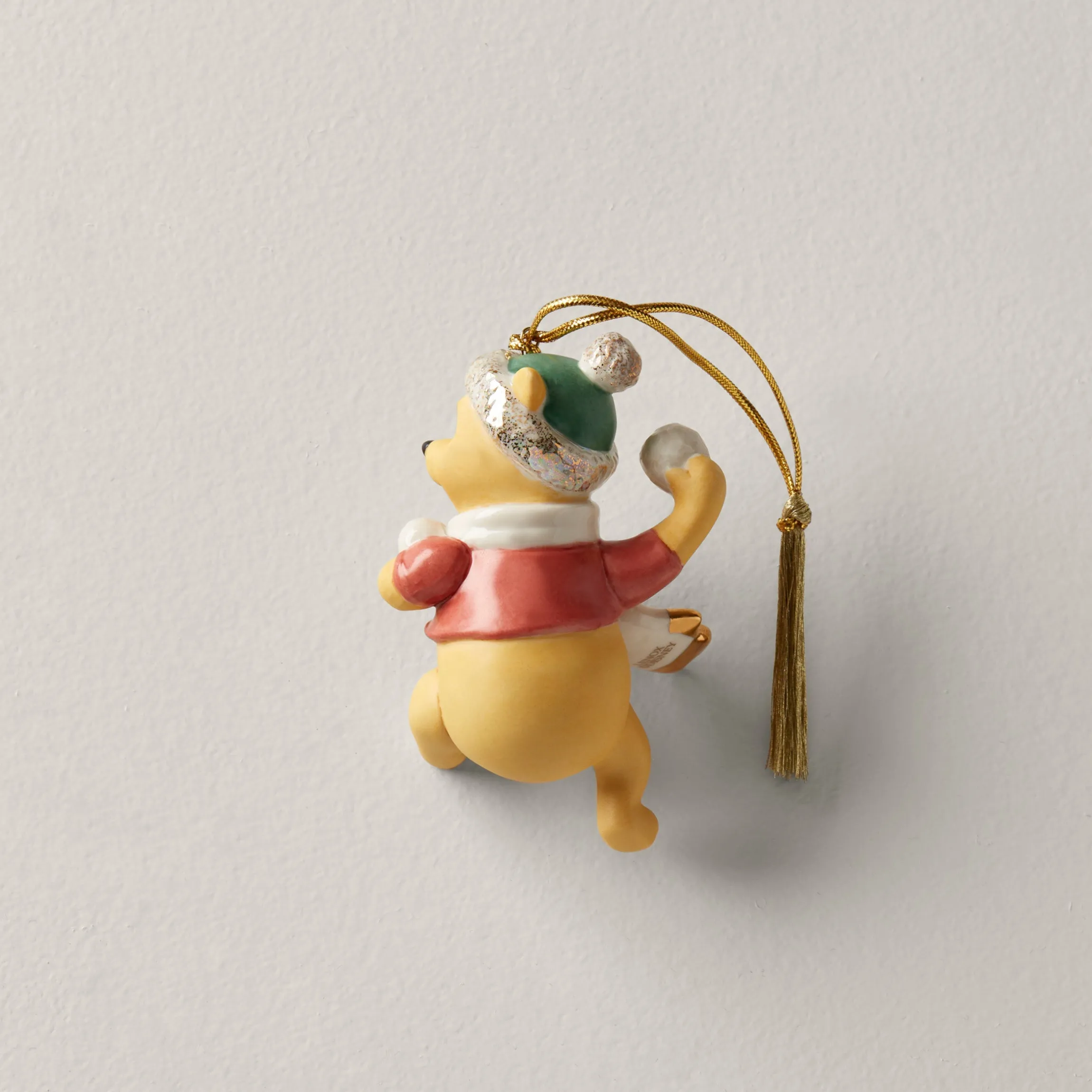 Personalized Pooh's Winter Fun Ornament