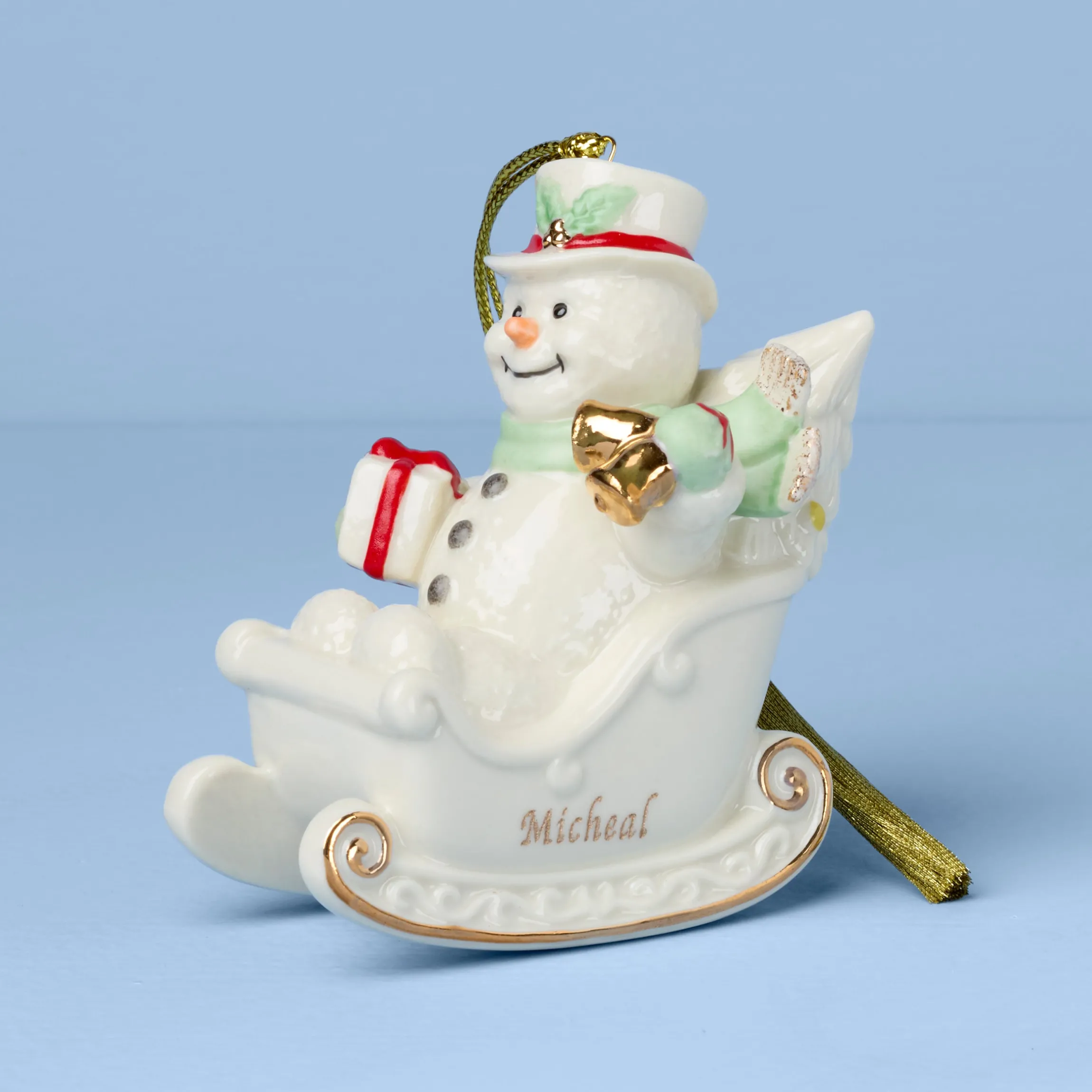 Personalized Snowman Ornament