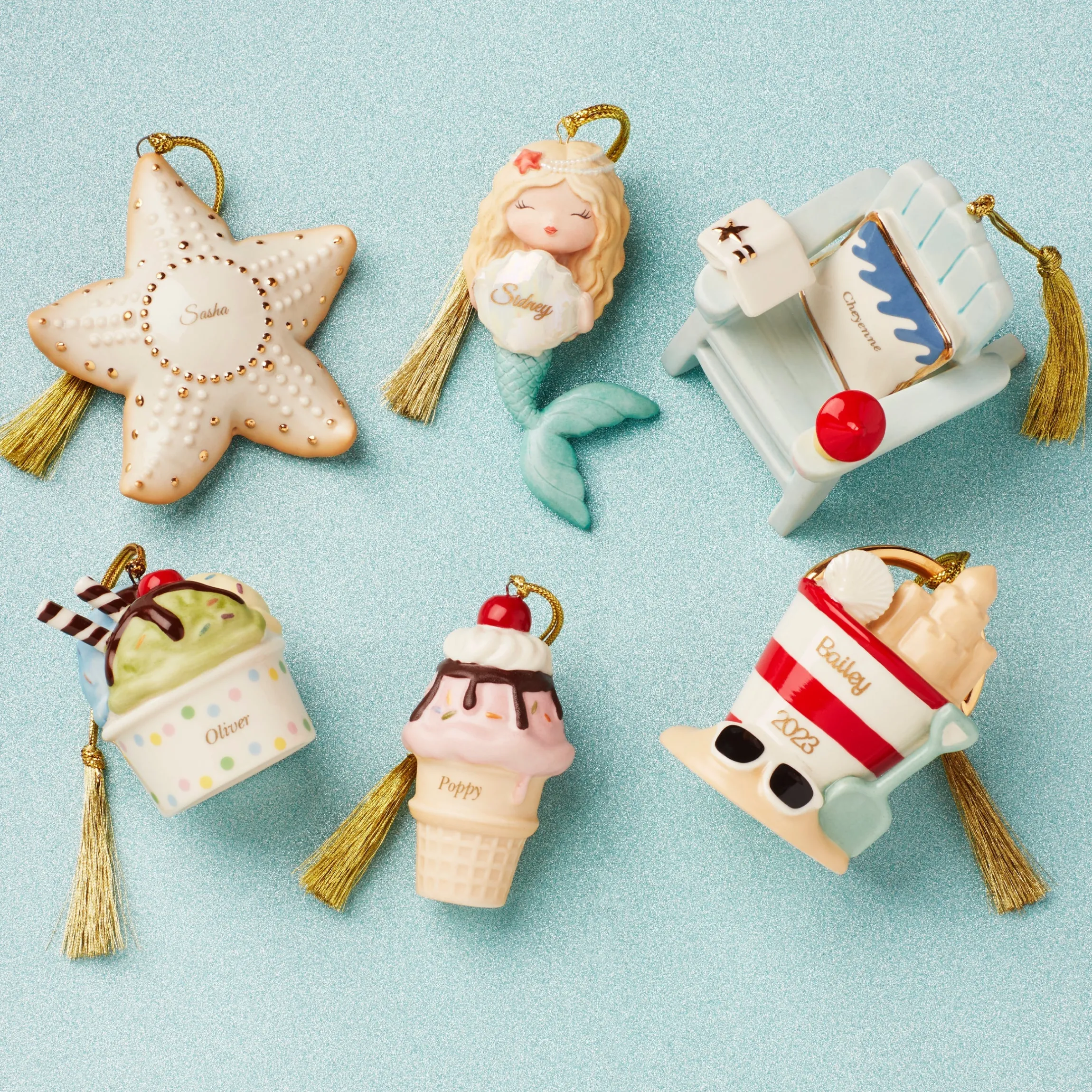 Personalized Starfish Ornament