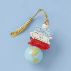 Personalized Travel Ornament