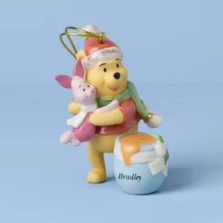 Personalized Winnie the Pooh and Piglet Ornament