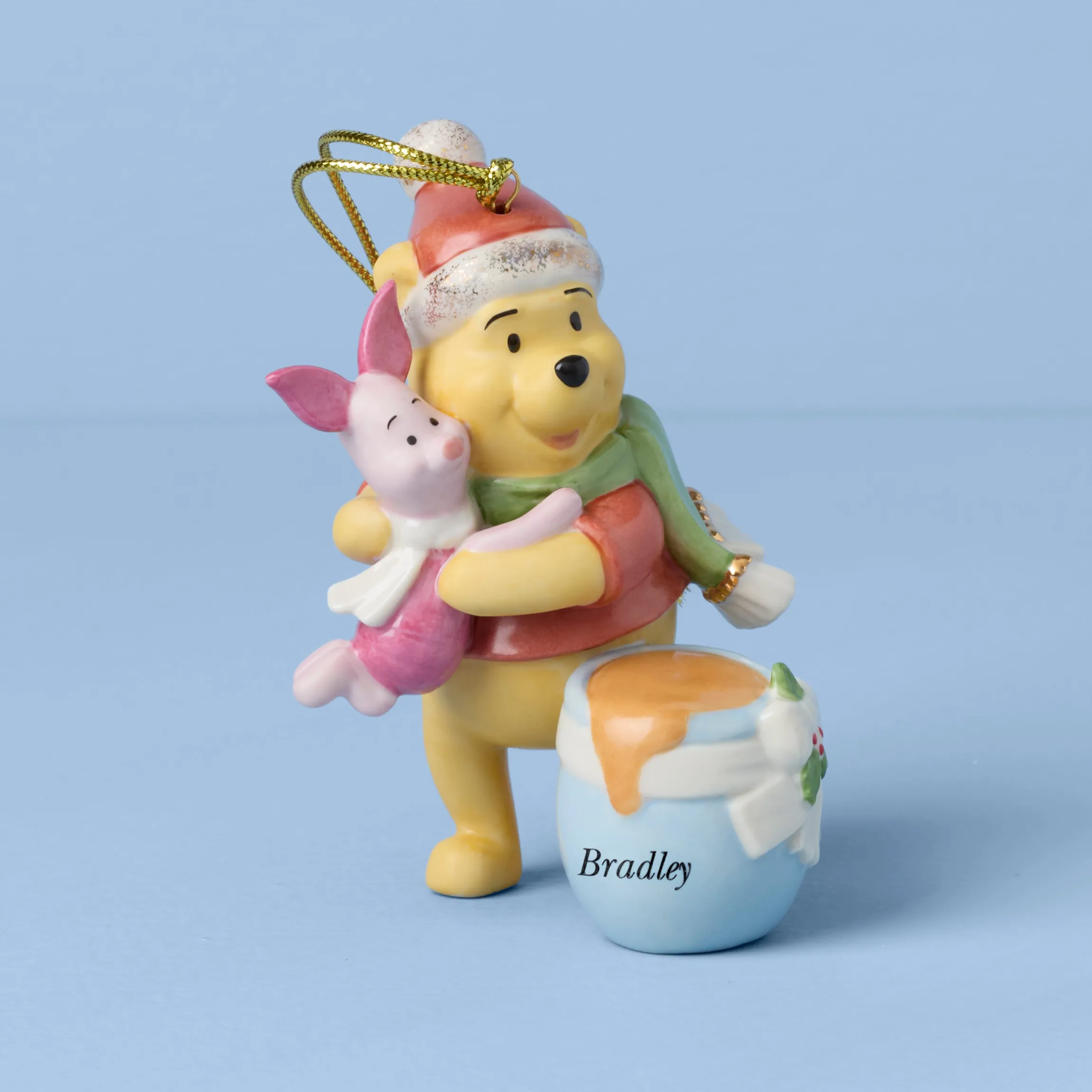 Personalized Winnie the Pooh and Piglet Ornament