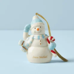 Personalized Winter Snowman Ornament