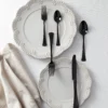 Portola Black Mirror 20-Piece Flatware Set