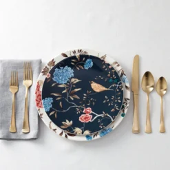 Portola Gold Satin 20-Piece Flatware Set