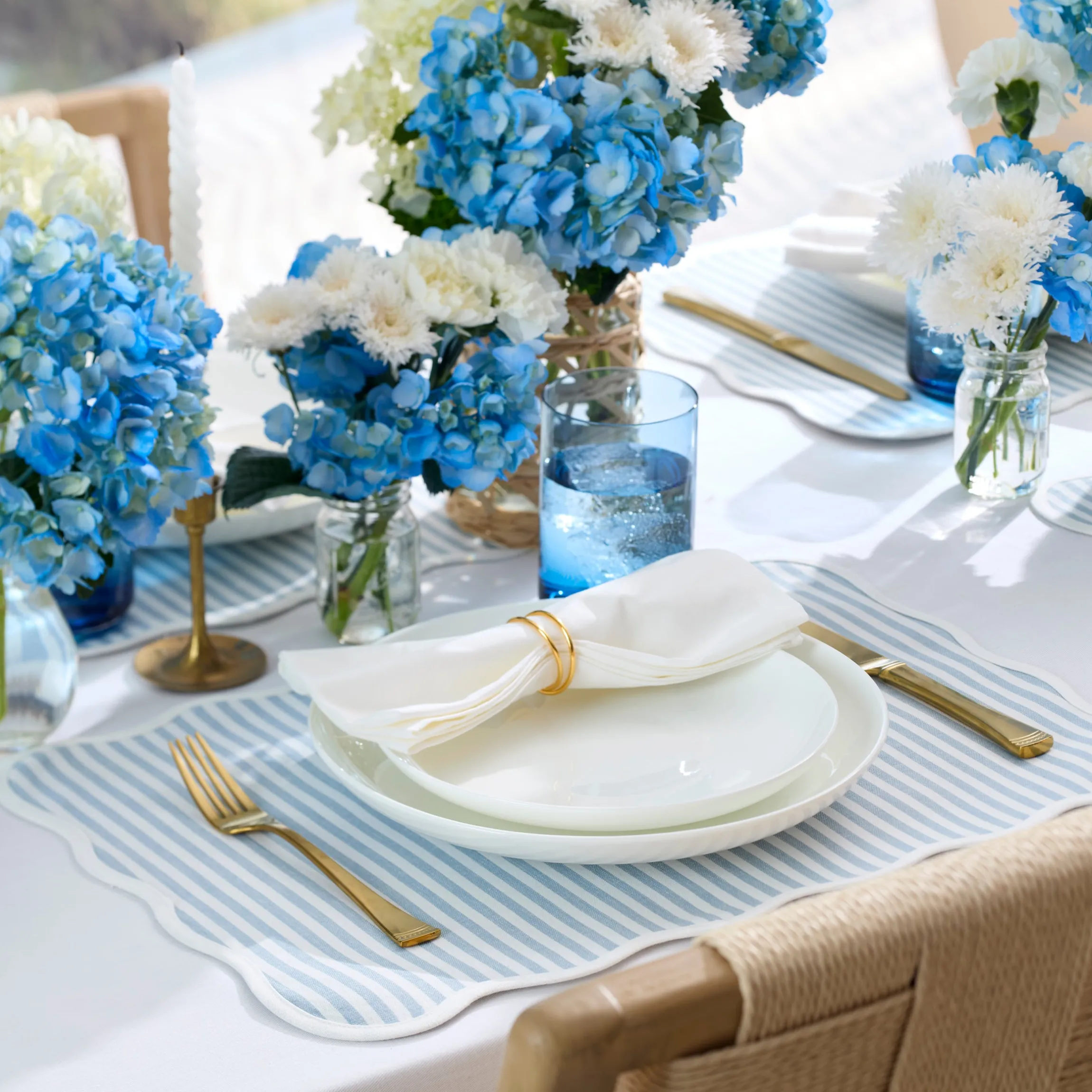 Portola Gold Satin 20-Piece Flatware Set