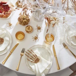 Portola Gold Satin 20-Piece Flatware Set
