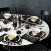 Profile White Dinner Plates, Set of 4