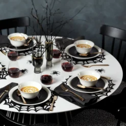 Profile White Dinner Plates, Set of 4