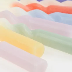Rainbow Twisted Table Candles, Set of 8