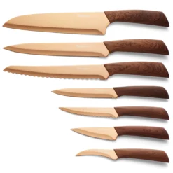 Raintree Copper 13-Piece Cutlery Block Set