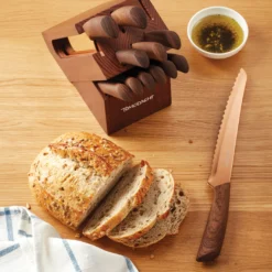 Raintree Copper 13-Piece Cutlery Block Set