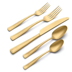 Reid Champagne Vintage 20-Piece Flatware Set