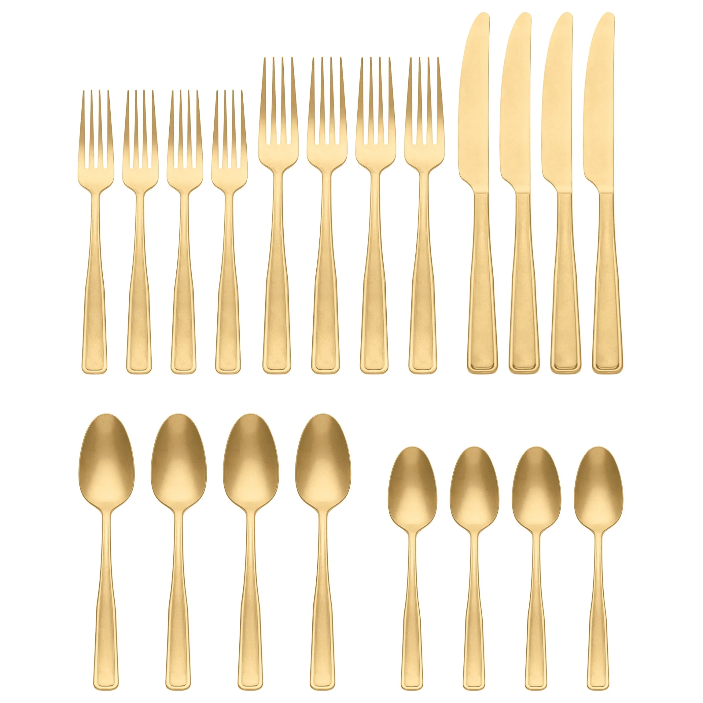 Reid Champagne Vintage 20-Piece Flatware Set