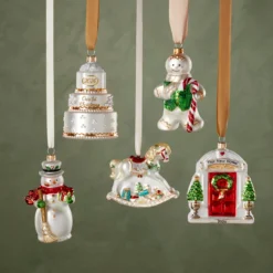2026 Retro Blown Glass New Home Ornament
