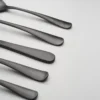 Rhiannon Black Satin 20-Piece Flatware Set