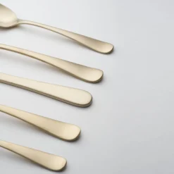 Rhiannon Champagne Satin 20-Piece Flatware Set