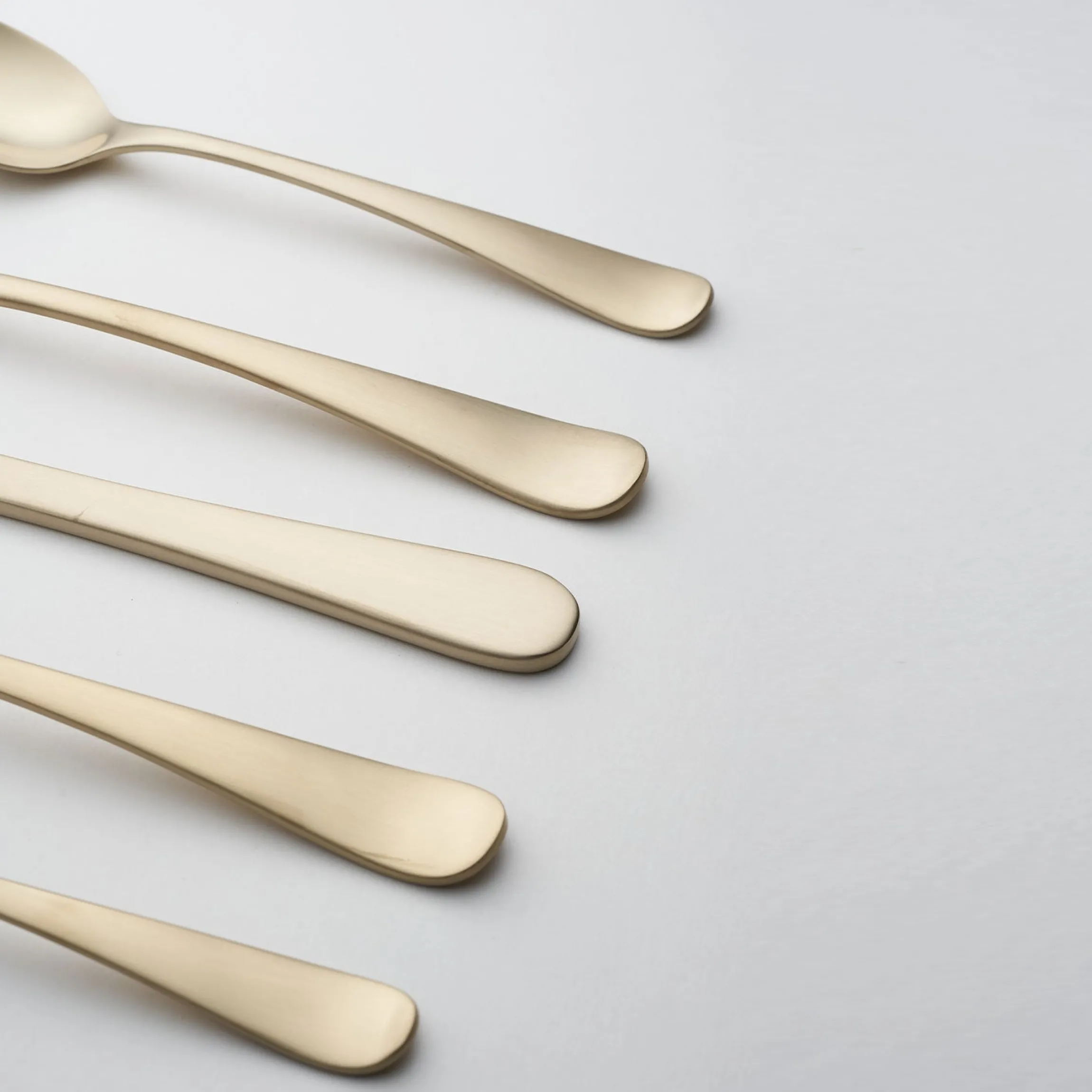 Rhiannon Champagne Satin 20-Piece Flatware Set