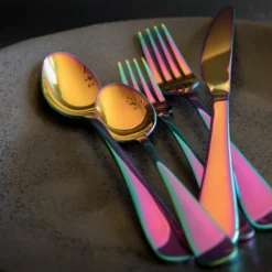 Rhiannon Rainbow Mirror 20-Piece Flatware Set