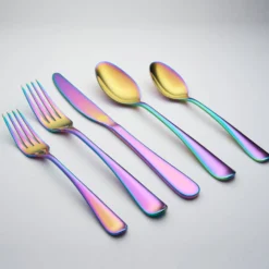 Rhiannon Rainbow Mirror 20-Piece Flatware Set