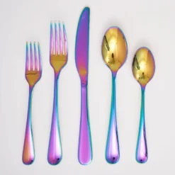 Rhiannon Rainbow Mirror 20-Piece Flatware Set