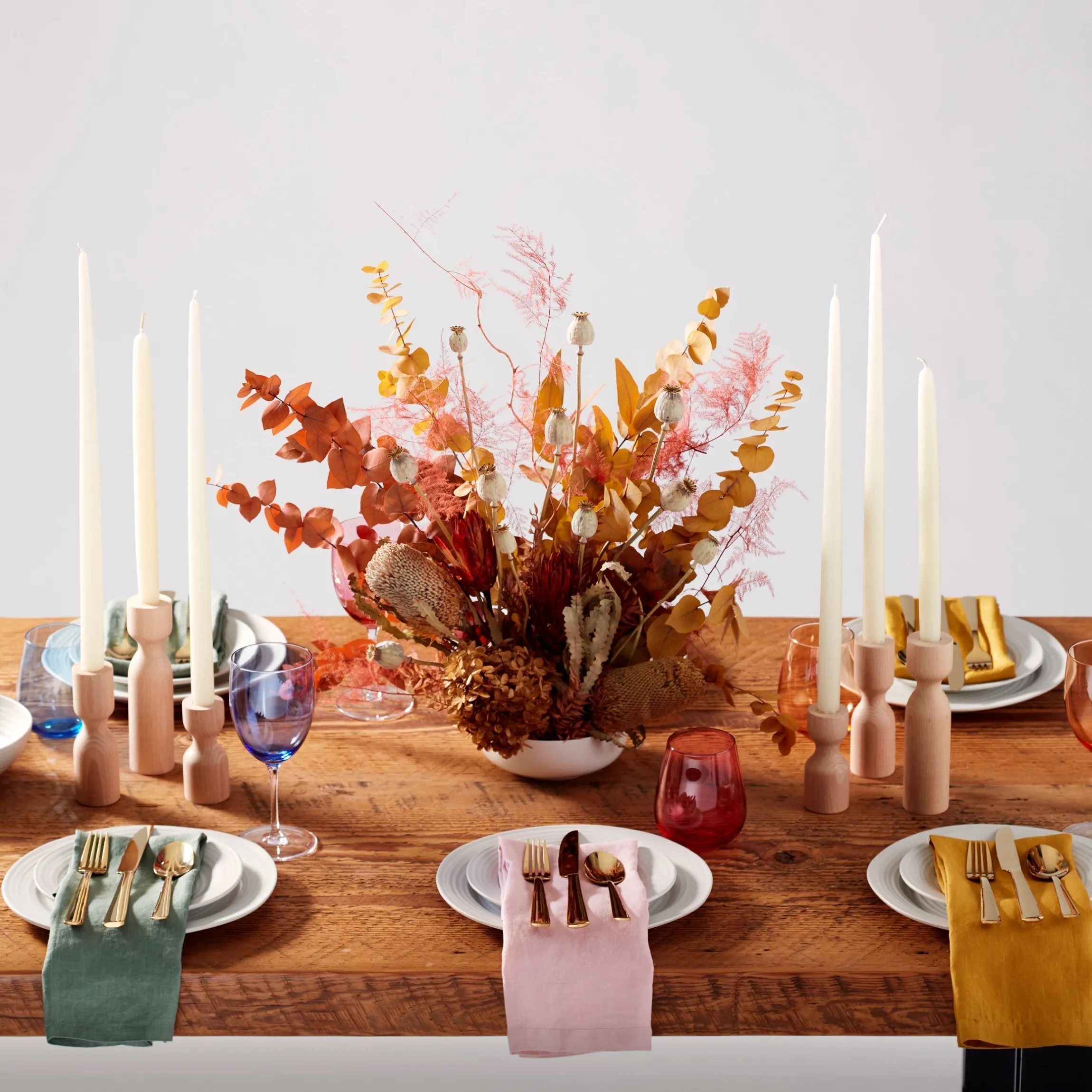 Ridge White 12-Piece Dinnerware Set
