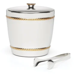 Roseland Ice Bucket & Tongs