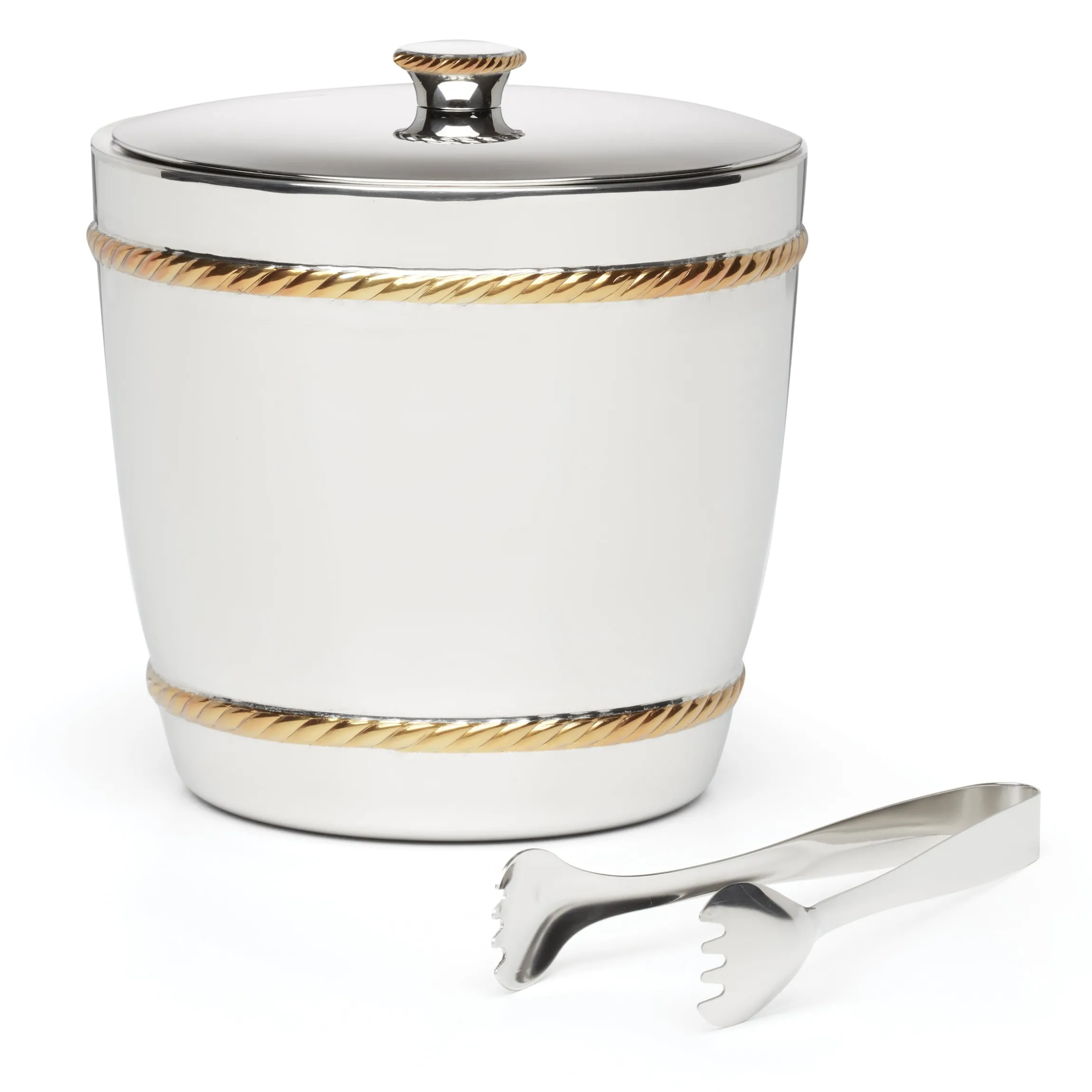 Roseland Ice Bucket & Tongs