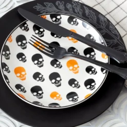 Roseto Charcoal 12-Piece Dinnerware Set