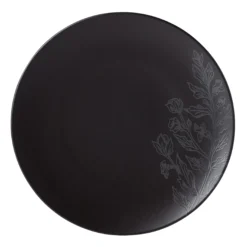 Roseto Charcoal 12-Piece Dinnerware Set