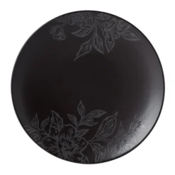 Roseto Charcoal 12-Piece Dinnerware Set