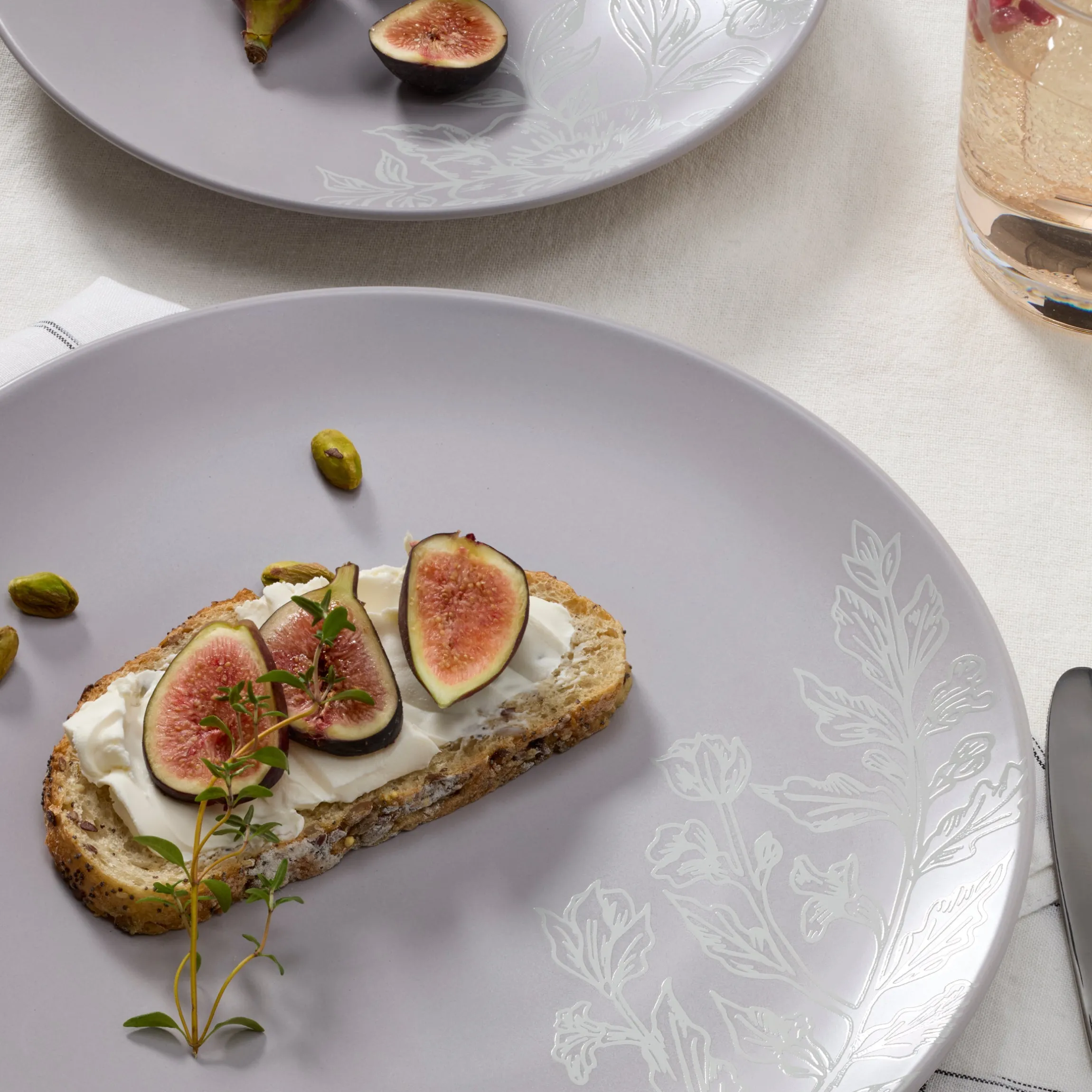 Roseto Pumice 12-Piece Dinnerware Set