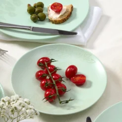 Roseto Soft Sage 12-Piece Dinnerware Set