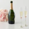 Rosy Glow 2-Piece Champagne Flute Set