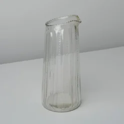 Ruffle Glass Lines Carafe