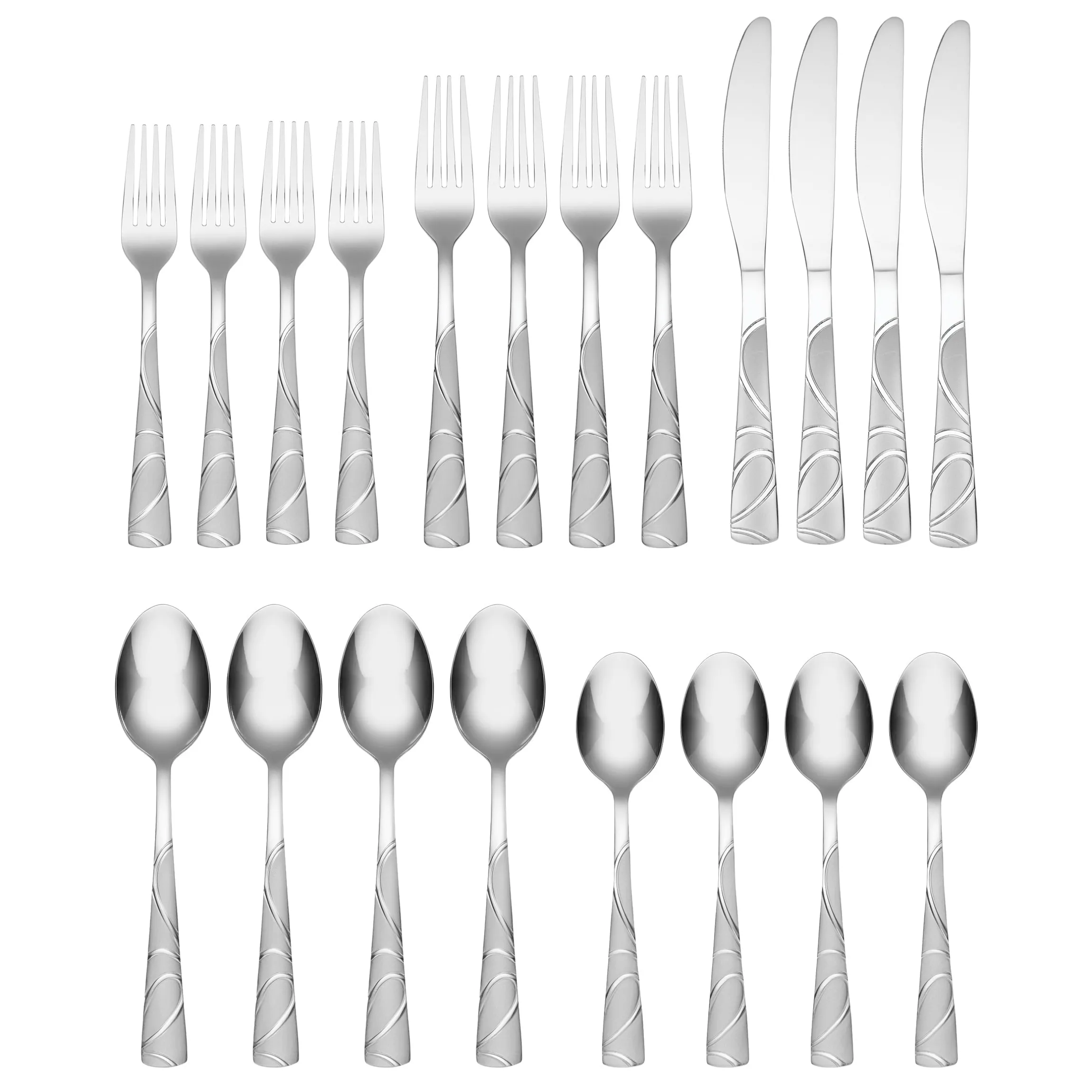 Sasha Sand 20-Piece Flatware Set