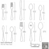 Satin Sand Dune 45-Piece Flatware Set