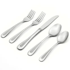 Satin Sand Dune 45-Piece Flatware Set