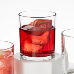 24 Seven Clear Medium Tumblers, Set of 6