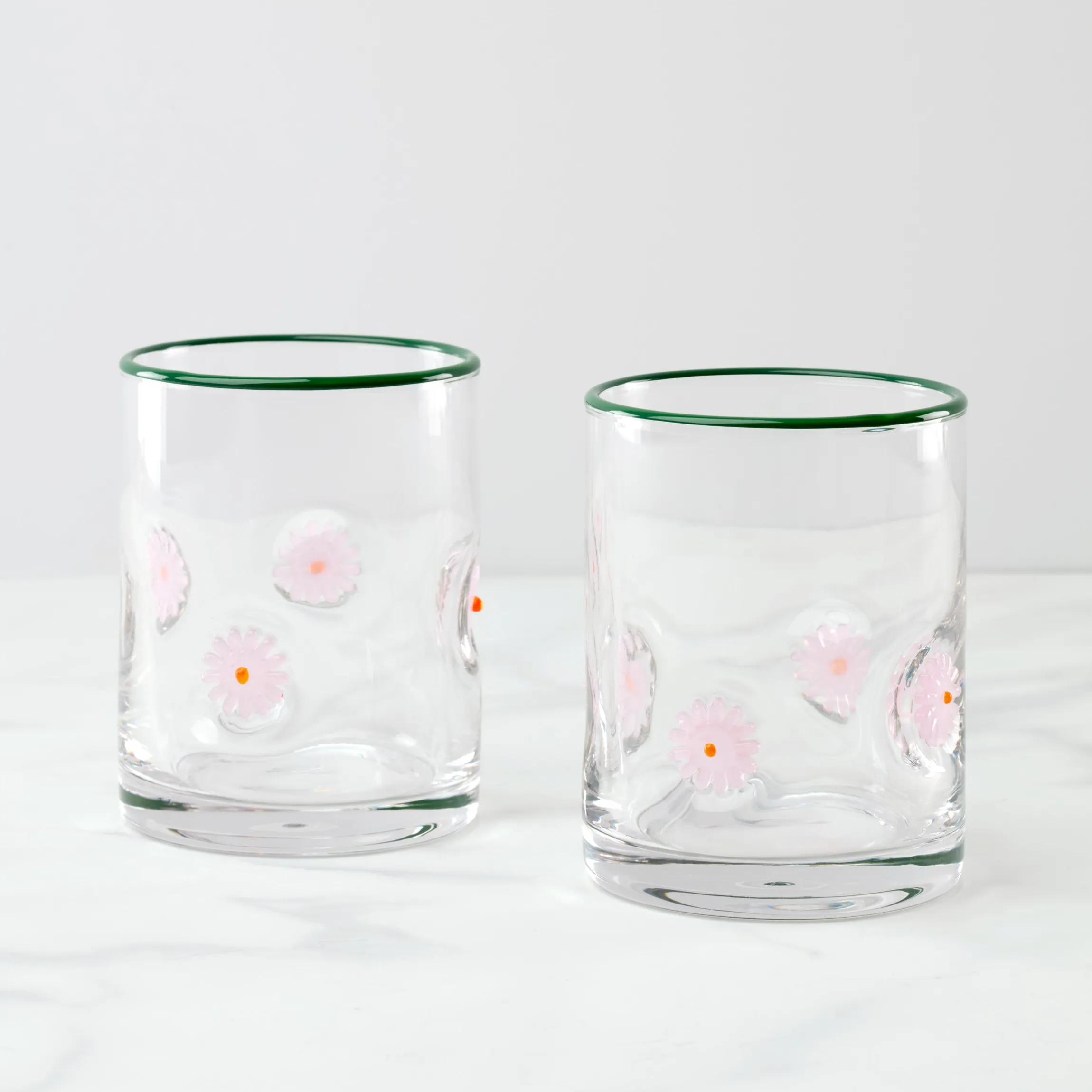 24 Seven Flower Tumbler, Set of 2