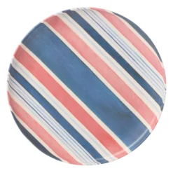 24 Seven Melamine Stripe 12-Piece Dinnerware Set