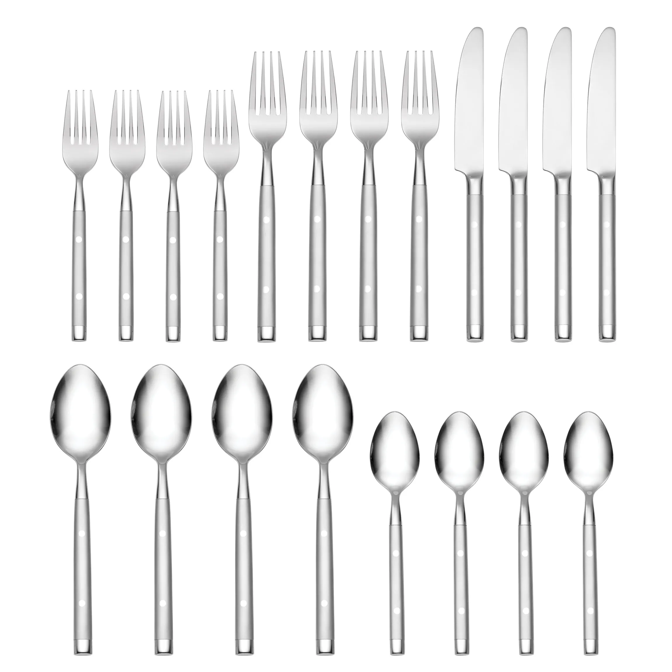 Shangrila Frosted 20-Piece Flatware Set