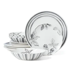 Sketchbook 12-Piece Dinnerware Set