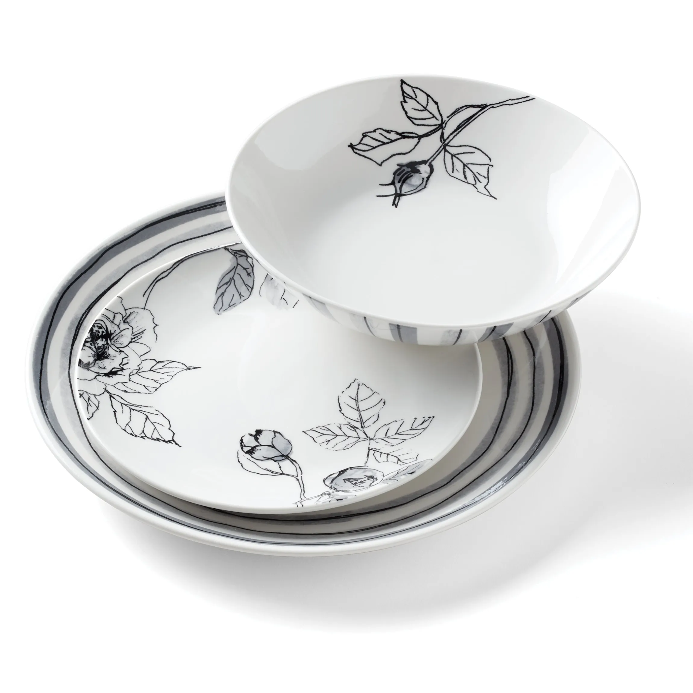 Sketchbook 12-Piece Dinnerware Set