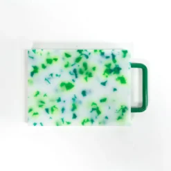Small Green/White Cutting Board